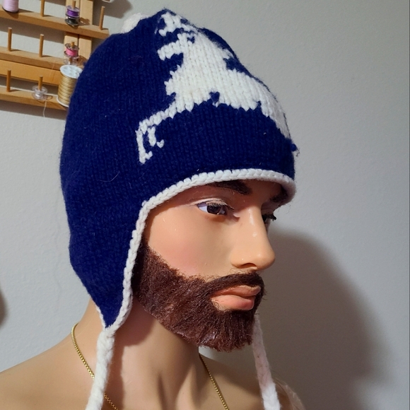 NATIVE WORLD 100% WOOL WINTER CAP MADE IN ECUADOR - Picture 1 of 6